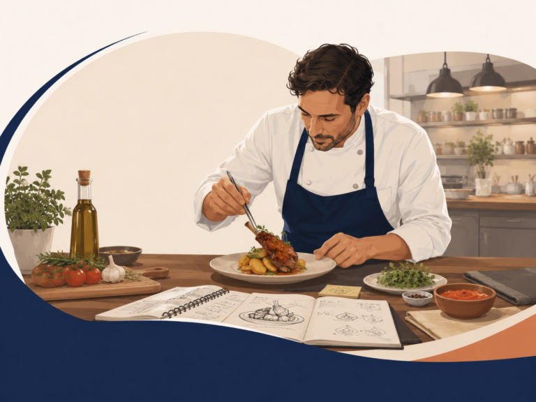 Chef desarrollando un producto a medida